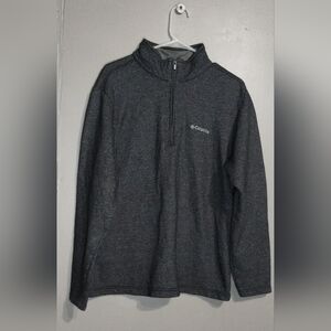 Columbia Men's Gray Quarter-Zip Pullover (L)
